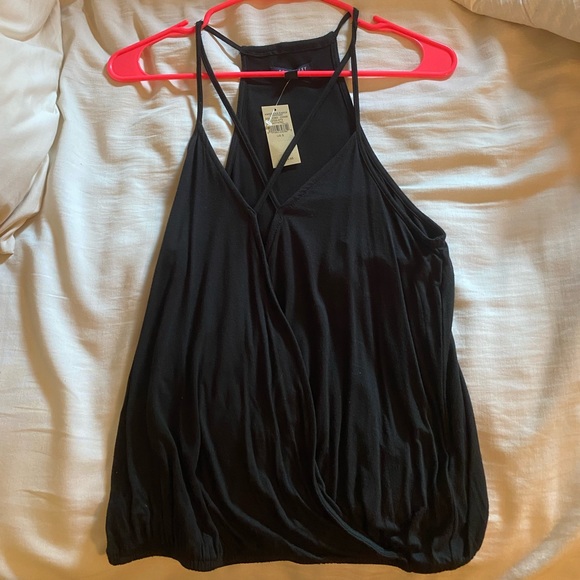 Surplice Cross-over Tank - Picture 2 of 3